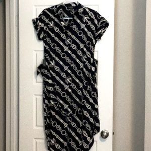 Ralph Lauren Tunic Blue and White Medium Size BNWT